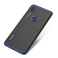 Silikon Schutzhülle Ultra Dünn Tasche Durchsichtig Transparent H03 für Huawei P20 Lite Blau