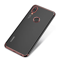 Silikon Schutzhülle Ultra Dünn Tasche Durchsichtig Transparent H03 für Huawei P20 Lite Rosegold