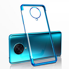 Silikon Schutzhülle Ultra Dünn Tasche Durchsichtig Transparent H03 für Xiaomi Redmi K30 Pro 5G Blau