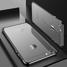 Silikon Schutzhülle Ultra Dünn Tasche Durchsichtig Transparent H04 für Apple iPhone SE (2020) Grau