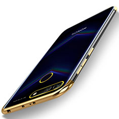 Silikon Schutzhülle Ultra Dünn Tasche Durchsichtig Transparent H04 für Huawei Honor View 20 Gold