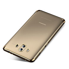 Silikon Schutzhülle Ultra Dünn Tasche Durchsichtig Transparent H04 für Huawei Mate 10 Gold