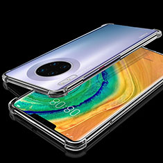 Silikon Schutzhülle Ultra Dünn Tasche Durchsichtig Transparent H04 für Huawei Mate 30 5G Klar