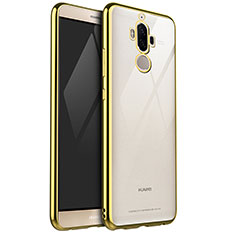 Silikon Schutzhülle Ultra Dünn Tasche Durchsichtig Transparent H04 für Huawei Mate 9 Gold