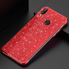 Silikon Schutzhülle Ultra Dünn Tasche Durchsichtig Transparent H04 für Huawei Nova 3e Rot