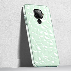 Silikon Schutzhülle Ultra Dünn Tasche Durchsichtig Transparent H04 für Huawei Nova 5i Pro Grün