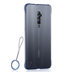 Silikon Schutzhülle Ultra Dünn Tasche Durchsichtig Transparent H04 für Oppo Reno 10X Zoom Blau