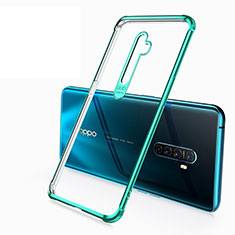 Silikon Schutzhülle Ultra Dünn Tasche Durchsichtig Transparent H04 für Oppo Reno Ace Grün