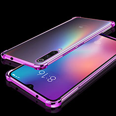 Silikon Schutzhülle Ultra Dünn Tasche Durchsichtig Transparent H04 für Xiaomi Mi 9 Pro 5G Violett
