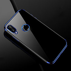 Silikon Schutzhülle Ultra Dünn Tasche Durchsichtig Transparent H04 für Xiaomi Redmi Note 7 Blau