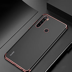 Silikon Schutzhülle Ultra Dünn Tasche Durchsichtig Transparent H04 für Xiaomi Redmi Note 8T Rosegold