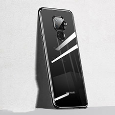 Silikon Schutzhülle Ultra Dünn Tasche Durchsichtig Transparent H05 für Huawei Nova 5i Pro Schwarz