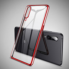 Silikon Schutzhülle Ultra Dünn Tasche Durchsichtig Transparent H05 für Xiaomi Mi 9 SE Rot