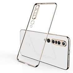Silikon Schutzhülle Ultra Dünn Tasche Durchsichtig Transparent H06 für Xiaomi Mi 10 Gold