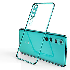 Silikon Schutzhülle Ultra Dünn Tasche Durchsichtig Transparent H06 für Xiaomi Mi 10 Grün