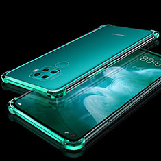 Silikon Schutzhülle Ultra Dünn Tasche Durchsichtig Transparent H07 für Huawei Nova 5z Grün