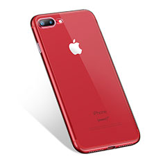 Silikon Schutzhülle Ultra Dünn Tasche Durchsichtig Transparent H11 für Apple iPhone 8 Plus Klar