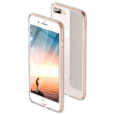 Silikon Schutzhülle Ultra Dünn Tasche Durchsichtig Transparent H18 für Apple iPhone 8 Plus Klar