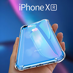 Silikon Schutzhülle Ultra Dünn Tasche Durchsichtig Transparent HC01 für Apple iPhone XR Klar