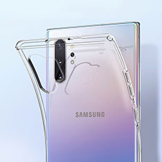 Silikon Schutzhülle Ultra Dünn Tasche Durchsichtig Transparent K01 für Samsung Galaxy Note 10 Plus Klar