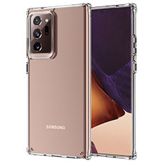Silikon Schutzhülle Ultra Dünn Tasche Durchsichtig Transparent K01 für Samsung Galaxy Note 20 Ultra 5G Klar