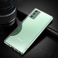 Silikon Schutzhülle Ultra Dünn Tasche Durchsichtig Transparent K03 für Samsung Galaxy Note 20 5G Klar