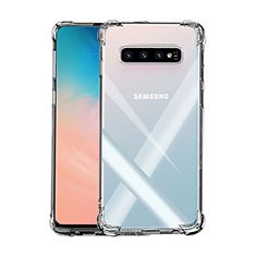 Silikon Schutzhülle Ultra Dünn Tasche Durchsichtig Transparent K03 für Samsung Galaxy S10 Klar