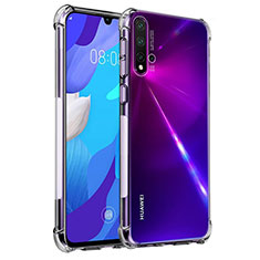 Silikon Schutzhülle Ultra Dünn Tasche Durchsichtig Transparent K04 für Huawei P20 Lite (2019) Klar