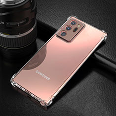 Silikon Schutzhülle Ultra Dünn Tasche Durchsichtig Transparent K04 für Samsung Galaxy Note 20 Ultra 5G Klar