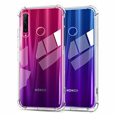 Silikon Schutzhülle Ultra Dünn Tasche Durchsichtig Transparent K05 für Huawei Honor 20E Klar
