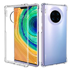 Silikon Schutzhülle Ultra Dünn Tasche Durchsichtig Transparent K08 für Huawei Mate 30 5G Klar
