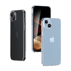 Silikon Schutzhülle Ultra Dünn Tasche Durchsichtig Transparent N03 für Apple iPhone 14 Plus Klar