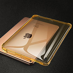 Silikon Schutzhülle Ultra Dünn Tasche Durchsichtig Transparent S01 für Apple iPad Pro 11 (2018) Gelb