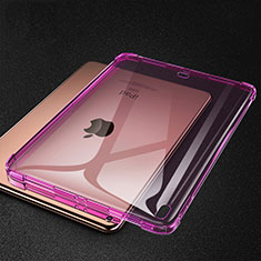 Silikon Schutzhülle Ultra Dünn Tasche Durchsichtig Transparent S01 für Apple iPad Pro 11 (2018) Rosa