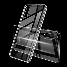 Silikon Schutzhülle Ultra Dünn Tasche Durchsichtig Transparent S01 für Huawei Honor 20 Klar