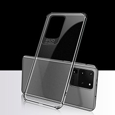 Silikon Schutzhülle Ultra Dünn Tasche Durchsichtig Transparent S02 für Samsung Galaxy S20 Ultra 5G Klar