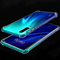 Silikon Schutzhülle Ultra Dünn Tasche Durchsichtig Transparent S03 für Huawei P30 Klar
