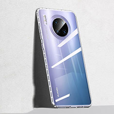 Silikon Schutzhülle Ultra Dünn Tasche Durchsichtig Transparent S04 für Huawei Mate 30 5G Klar