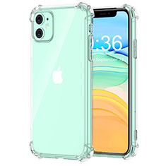 Silikon Schutzhülle Ultra Dünn Tasche Durchsichtig Transparent T02 für Apple iPhone 11 Klar