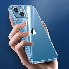 Silikon Schutzhülle Ultra Dünn Tasche Durchsichtig Transparent T02 für Apple iPhone 13 Klar