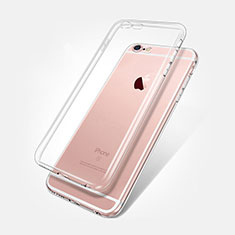 Silikon Schutzhülle Ultra Dünn Tasche Durchsichtig Transparent T02 für Apple iPhone 6 Klar