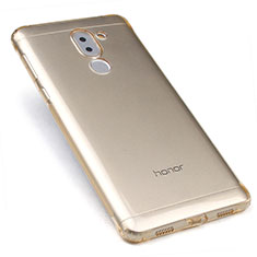 Silikon Schutzhülle Ultra Dünn Tasche Durchsichtig Transparent T02 für Huawei Honor 6X Gold