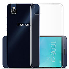 Silikon Schutzhülle Ultra Dünn Tasche Durchsichtig Transparent T02 für Huawei Honor 7i shot X Klar