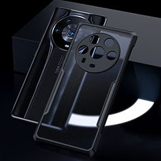 Silikon Schutzhülle Ultra Dünn Tasche Durchsichtig Transparent T02 für Huawei Honor Magic4 Ultimate 5G Schwarz