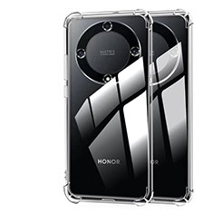 Silikon Schutzhülle Ultra Dünn Tasche Durchsichtig Transparent T02 für Huawei Honor X9b 5G Klar