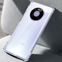 Silikon Schutzhülle Ultra Dünn Tasche Durchsichtig Transparent T02 für Huawei Mate 40 Pro Klar