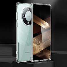 Silikon Schutzhülle Ultra Dünn Tasche Durchsichtig Transparent T02 für Huawei Mate 60 Klar
