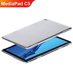 Silikon Schutzhülle Ultra Dünn Tasche Durchsichtig Transparent T02 für Huawei MediaPad C5 10 10.1 BZT-W09 AL00 Klar