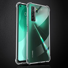 Silikon Schutzhülle Ultra Dünn Tasche Durchsichtig Transparent T02 für Huawei P40 Lite 5G Klar