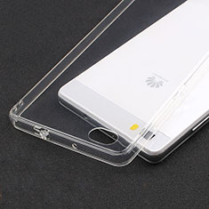 Silikon Schutzhülle Ultra Dünn Tasche Durchsichtig Transparent T02 für Huawei P8 Lite Klar